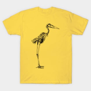 Stork Skeleton T-Shirt